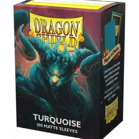 Dragon Shield 100ct Box - Turquoise Matte Sleeves