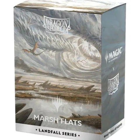 Dragon Shield Dual Matte Art Marsh Flats (100ct) Protective Sleeves