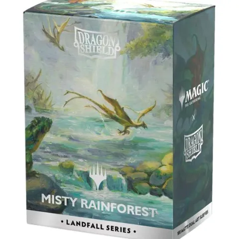 Dragon Shield Dual Matte Art Misty Rainforest (100ct) Protective Sleeves