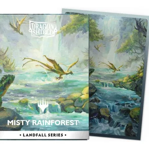 Dragon Shield Dual Matte Art Misty Rainforest (100ct) Protective Sleeves