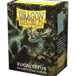 Dragon Shield Dual Matte Eucalyptus (100ct) Protective Sleeves