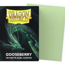 Dragon Shield Dual Matte Gooseberry (100ct) Protective Sleeves