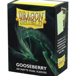 Dragon Shield Dual Matte Gooseberry (100ct) Protective Sleeves