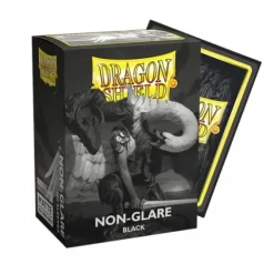Dragon Shield Dual Matte Non-Glare Black (100ct) Protective Sleeves