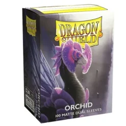 Dragon Shield Dual Matte Orchid (100ct) Protective Sleeves
