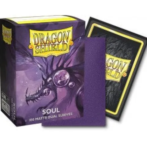 Dragon Shield Dual Matte Soul Purple 100 Protective Sleeves