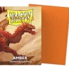 Dragon Shield Matte Amber 100 Protective Sleeves