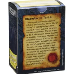 Dragon Shield Matte Black 100 Protective Sleeves