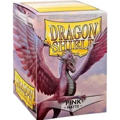 Dragon Shield Matte Pink 100 Protective Sleeves