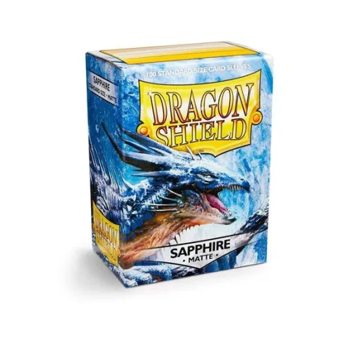 Dragon Shield Matte Sapphire 100 Protective Sleeves