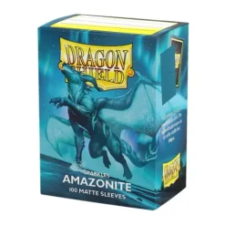 Dragon Shield Matte Sparkles Amazonite 100 Protective Sleeves