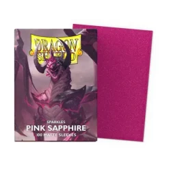 Dragon Shield Matte Sparkles Pink Sapphire 100 Protective Sleeves