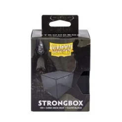 Dragon Shield: Strongbox Card Deck Box - Clear Black 100CT