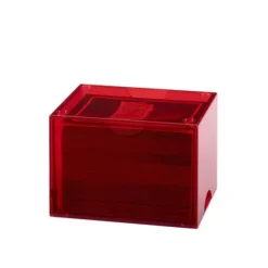 Dragon Shield: Strongbox Card Deck Box - Clear Red 100CT