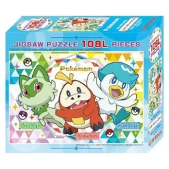 Ensky Pokemon Jigsaw Puzzle 'Sprigatito, Fuecoco, and Quaxly' (108 Large Pieces)