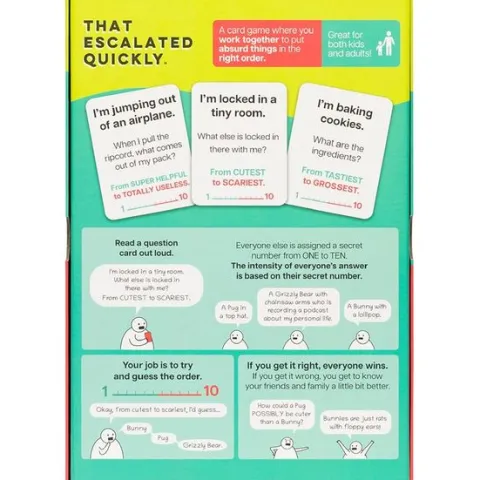 Exploding Kittens: That Escalated Quickly - Family Card Game