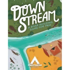 Firestarter Games: Downstream A River Building Game for Two - Strategy Card Game