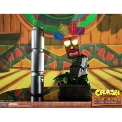 First 4 Figures Crash Bandicoot Mini Aku Aku Mask Exclusive Companion Edition 16" Resin Statue