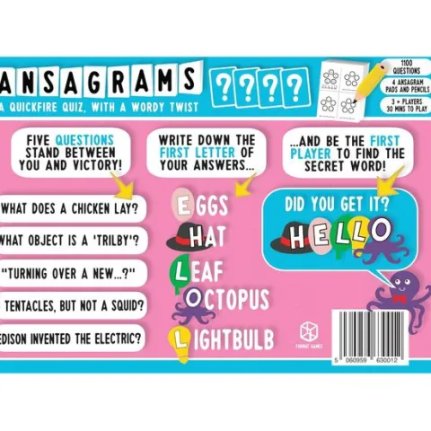Format Games: Ansagrams - Fast-Paced Trivia Game