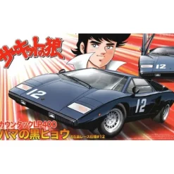 Fujimi Countach LP400 Hama Black Panther of Hama Sasuga Race Ver. #12 Model Kit