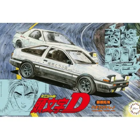 Fujimi Initial D Early Trueno 1600GT APEX AE86 Takumi Fujiwara 1/24 Scale Model Kit