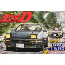 Fujimi Initial D Toyota 86 Trueno AE86 Carbon Bonnet Takumi 1/24 Scale Model Kit