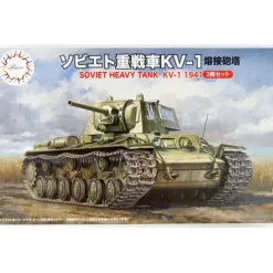 Fujimi SWA30 Soviet Heavy Tank KV-1 S Set 1941 WWII 1/76 Scale Model Kit