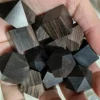 Galactic Dice Premium Dice Sets - Gray Wood Set of 7 Dice with Tin