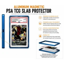 Galactic Toys Aluminum Magnetic TCG PSA Slab Protector - Blue