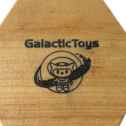 Galactic Toys Hexagonal Wooden Dice Tray - Figured Maple