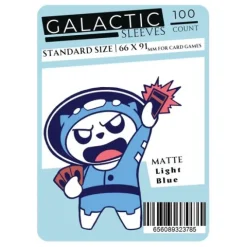 Galactic Toys Sleeves Matte Light Blue Standard Size Card Sleeves 100ct