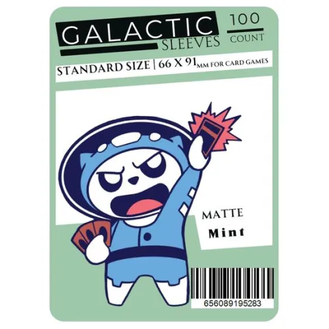 Galactic Toys Sleeves Matte Mint Standard Size Card Sleeves 100ct