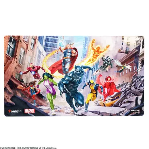 Gamegenic MTG Marvel Super Heroes Shiny Playmat - Marvel Super Heroes