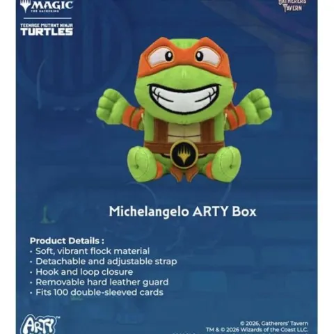 Gatherers' Tavern: Magic The Gathering x Teenage Mutant Ninja Turtles - Michelangelo Arty Box