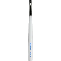 GodHand EBRSUP-HMM Brushwork Softest Hobby Filbert Paint Brush Medium w/ Cap