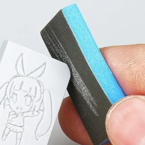 GodHand Kamiyasu KS5-P800 Sanding Sponge Sandpaper 5mm #800 Grit (4 pcs)