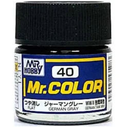 GSI Creos MR. Hobby MR. Color C40 Flat German Gray 10ML Lacquer Paint
