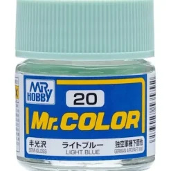 GSI Creos MR. Hobby MR. Color C20 Semi-Gloss Light Blue 10ML Lacquer Paint