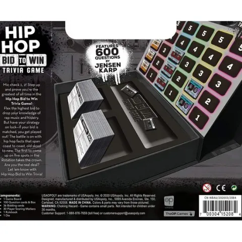 Hip Hop Bid to Win Music Trivia Game