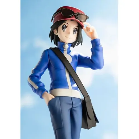 Kotobukiya ARTFX J Pokemon Series Calem with Froakie 1/8 Scale Statue Figure