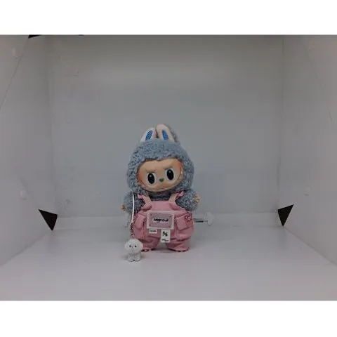 Labubu Dog Walk in the Park Outfit (Pink) - Clothing for Labubu