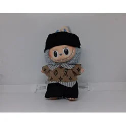 Labubu Lets Go for a Walk Outfit (Brown/Black) - Clothing for Labubu