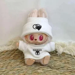 Labubu Lookin' Good Designer Clothing Outfit (White) - Clothing for Labubu