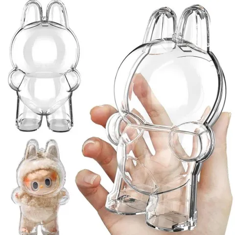 Labubu Plastic Clear Protective Case Cover Protector - Standing Ver.