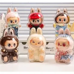 Labubu Plastic Clear Protective Case Cover Protector - Sitting Ver.