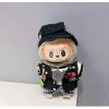 Labubu See you at the Race Hip Outfit (Black/White/Grey) - Clothing for Labubu