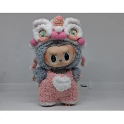 Labubu What The Flip Is That Pink Monster Outfit (Pink) - Clothing for Labubu