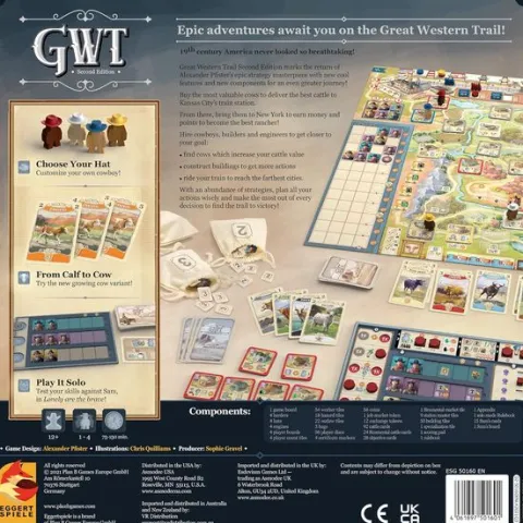 Lookout Games Great Western Trail Board Game