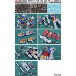 Madworks AW9 S19 Photo-Etch Metal Parts for RX-78-02 GTO/Beyond Global HG 1/144 Model Kit