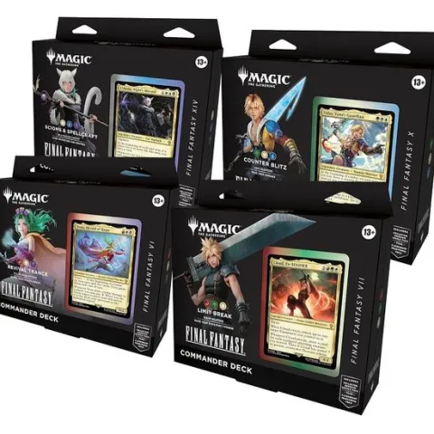 Magic: The Gathering - Final Fantasy Commander Deck Bundle - Includes All 4 Decks